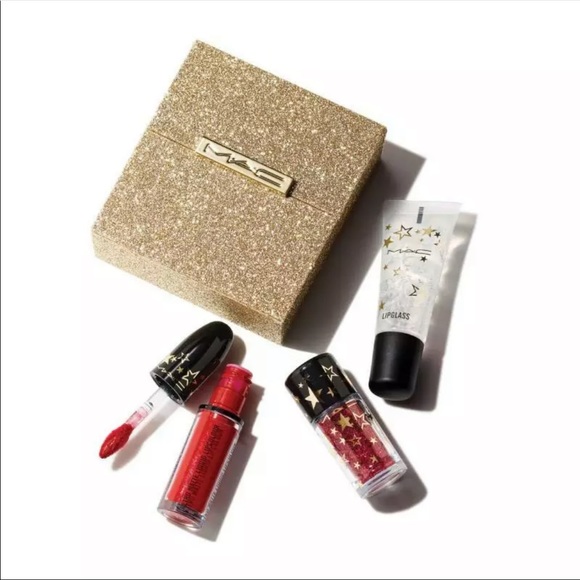 🐰MAC Cosmetics Holiday Shining Moment Kit Set Red - Picture 4 of 5